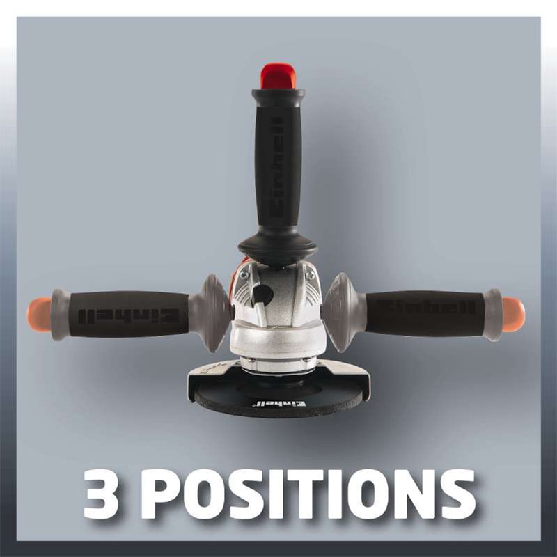 Polizor unghiular 115 mm (flex) 720 W, maner 3 pozitii, Einhell, TE-AG 115 - imagine 2