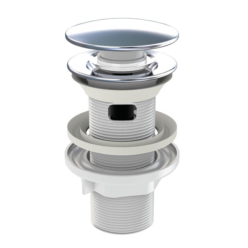 Ventil quick clack pentru lavoar, 100, 1''1/4, inox, Wirquin, 30950177 - imagine principală