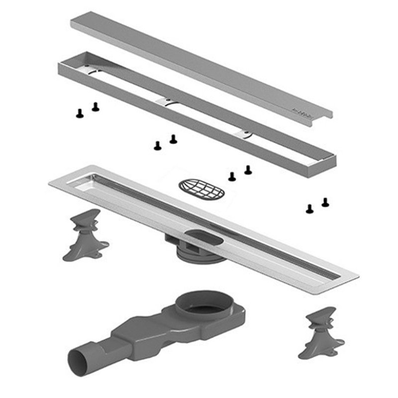 Rigola dus Wirquin Flat Linear, 40 mm, filtru par, 30950218 - imagine 2