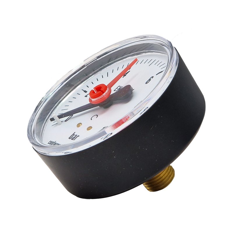 Manometru presiune 10 bari Kramer, racord 1/4 - imagine 2