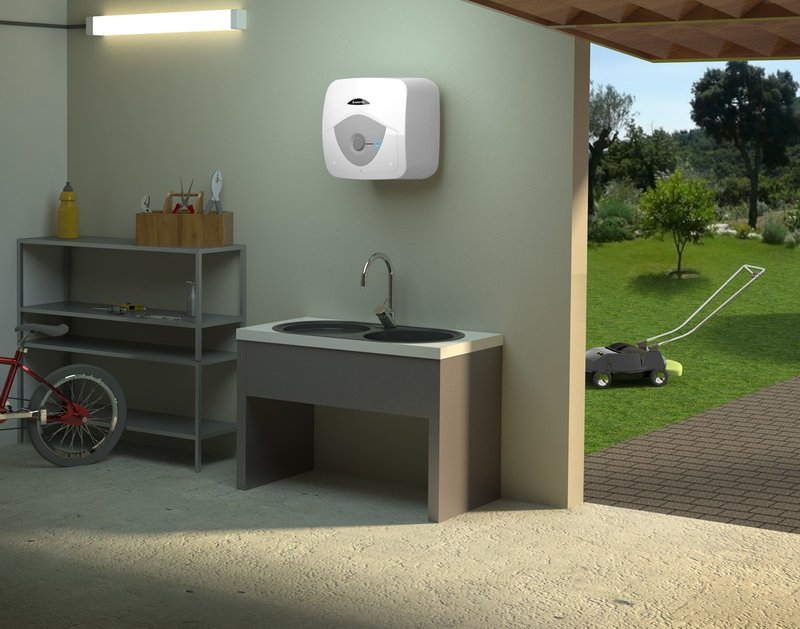 Boiler electric 15 l Ariston Andris RS 15 EU, deasupra chiuveta - imagine 4