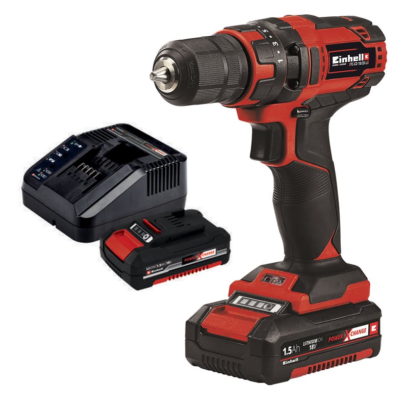 Masina de gaurit si insurubat Einhell, PXC TC-CD 18/35 Li, 21 trepte, incarcare rapida, acumulator inclus - imagine 3