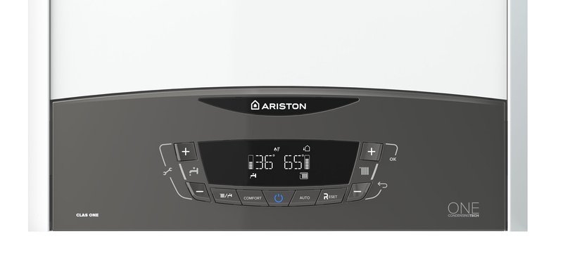 Centrala termica in condensare Ariston CLAS ONE SYSTEM 24, capacitate 24 kW, afisaj LCD, Clasa A+, Silentioasa - imagine 4