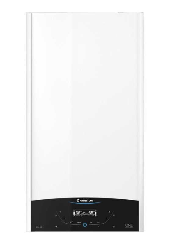 Centrala termica in condensare Ariston GENUS ONE SYSTEM 24, capacitate 24 kW, afisaj LCD, doar incalzire, Functie AUTO, Silentioasa - imagine 2