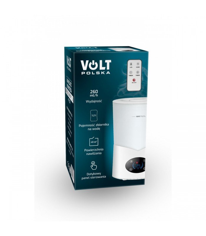 Umidificator de aer 1.2 litri Volt Breeze Confort, telecomanda, rezervor 260 ml - imagine 3
