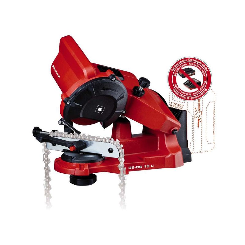 Ascutitor lant Einhell GE-CS 18 Li -Solo, iluminare LED, 6500 RPM - imagine principală