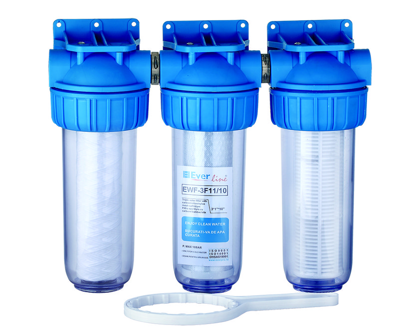 Filtru apa potabila Everline, 3 filtre, 3/4 FF - imagine principală