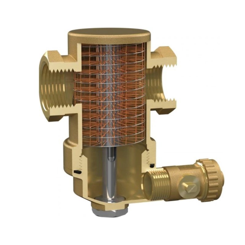 Filtru anti-magnetita anti-namol Reflex Exdirt D 3/4'' M, montaj vertical - imagine 2