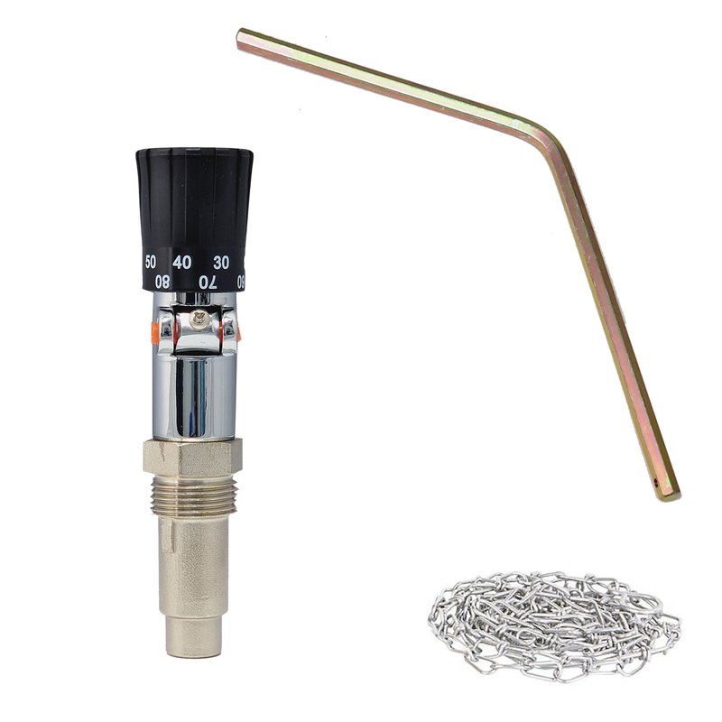 Regulator tiraj cu lant Kramer, racord 3/4 - imagine 2