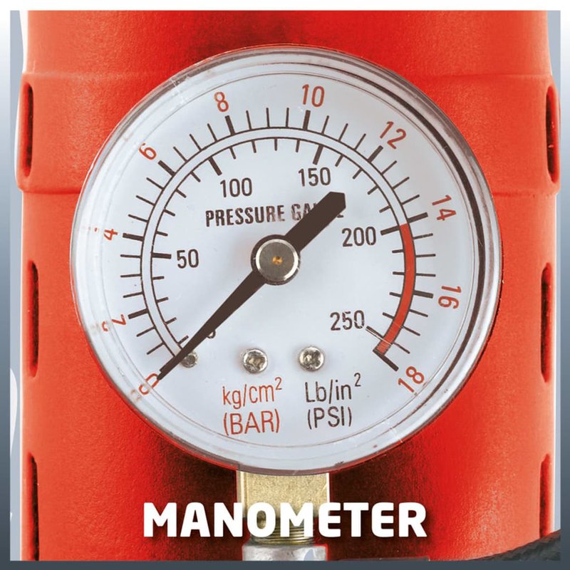 Compresor auto 12 V Einhell CC-AC 12V 18 bar, cablu 2,9 m - imagine 2
