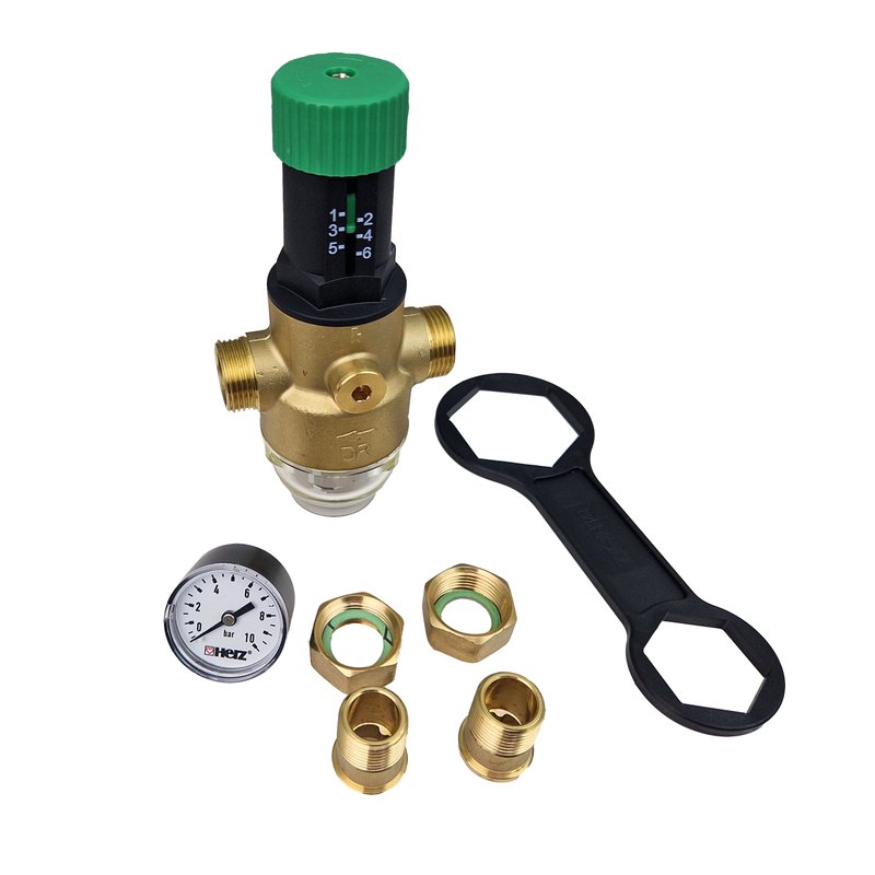 Reductor de presiune apa 1/2 Herz, filtru, manometru - imagine 2