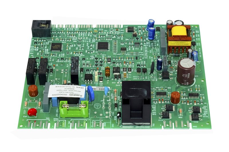 Placa electronica pentru centrala termica Ariston Cares 24 kW, cod piesa 60002508-01 - imagine 2