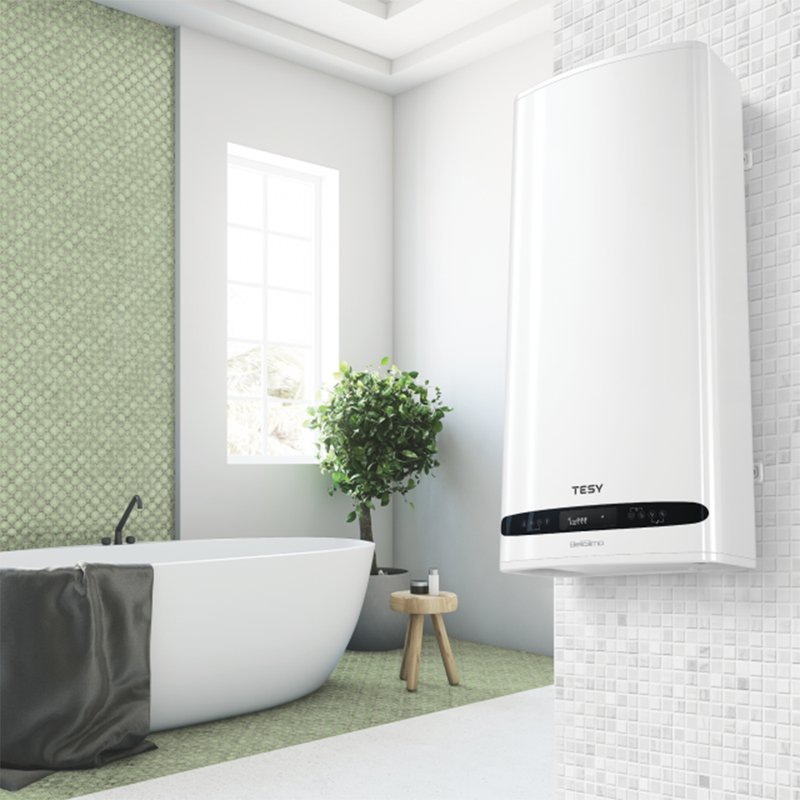 Boiler electric 100 l Tesy BelliSlimo, rezervor dublu, afisaj LCD - imagine 2