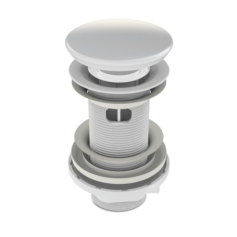 Ventil quick clack cu preaplin pentru lavoar, 100, 1''1/4, alb, Wirquin, 30950182 - imagine principală