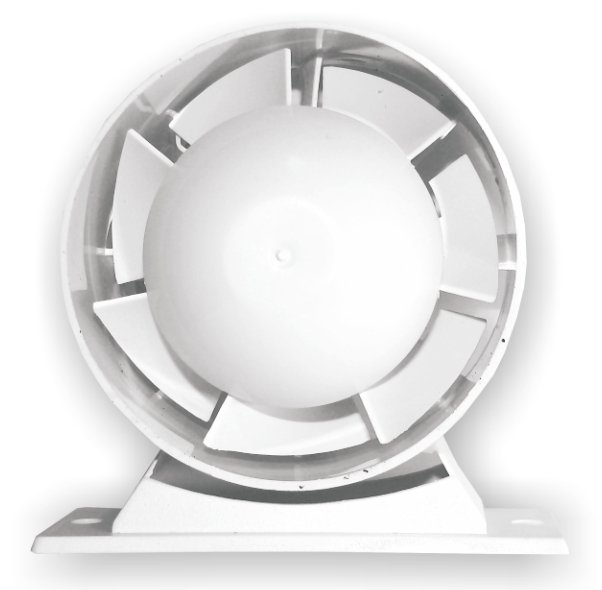 Ventilator casnic axial de tubulatura Dospel Polo 1 100/104 N - imagine 2