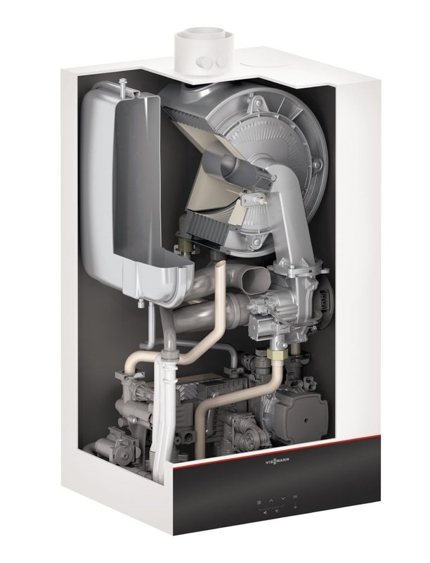 Centrala termica in condensare Viessmann Vitodens 100-W B1HF, 25 kW, fara ACM - imagine 3