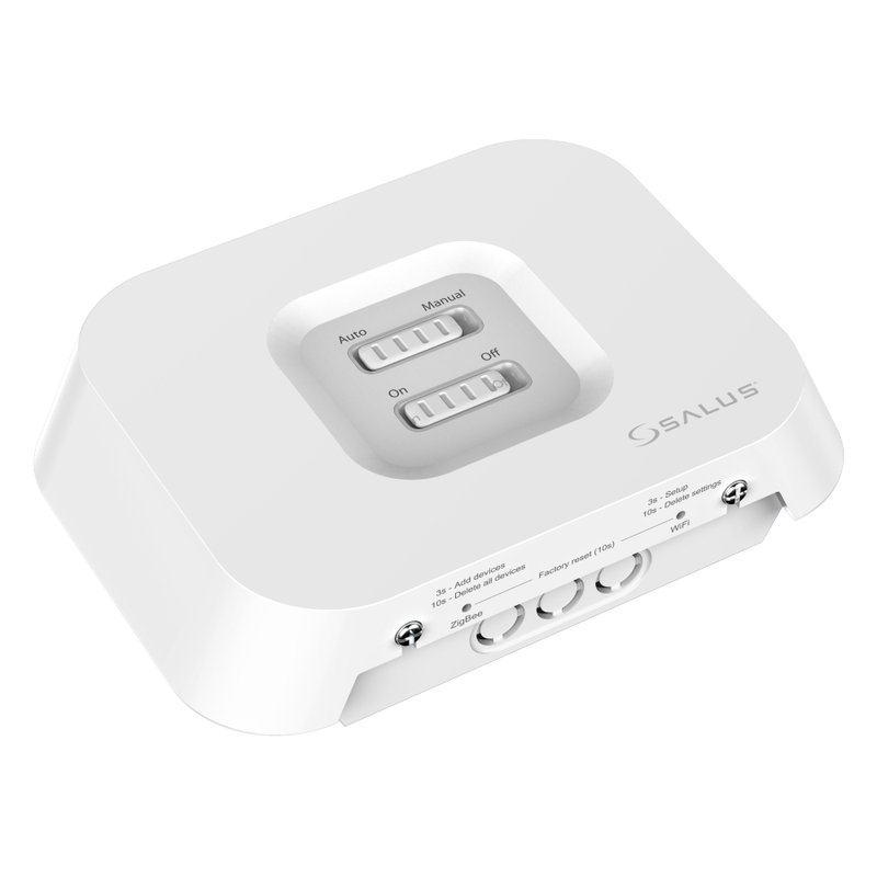 Termostat ambient Salus, controlat prin internet, IT 700, LCD, cu Wi-Fi - receptor