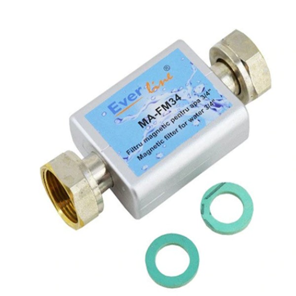 Filtru magnetic Everline 3/4" FI, filtru anticalcar - Prompt Service