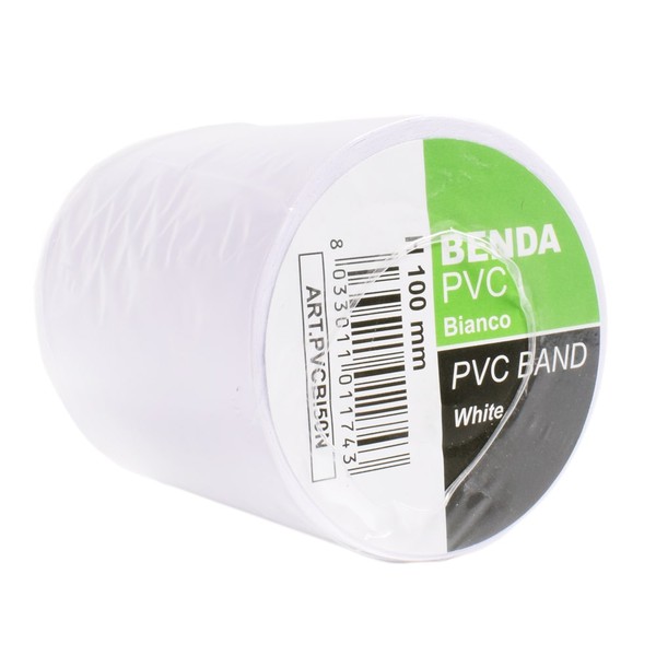 Banda matisat aer conditionat PVC alba neadeziva Facot, latime 10 cm x 25 m - Prompt Service