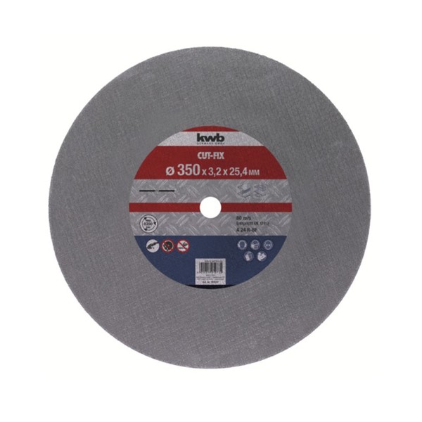 Disc abraziv taiere metal, 355 x 25,4 mm, KWB CUT-FIX - Prompt Service