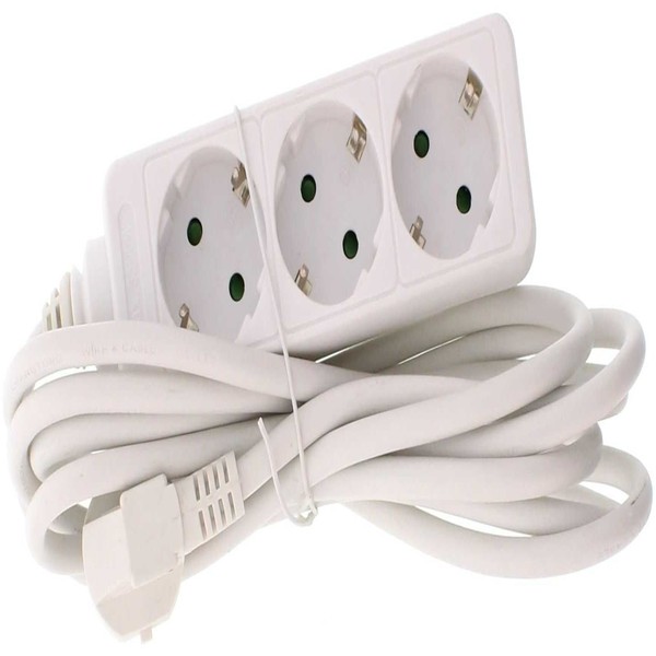 Prelungitor 3 prize 7 metri, cablu 3xG1.5mmp, Well - Prompt Service