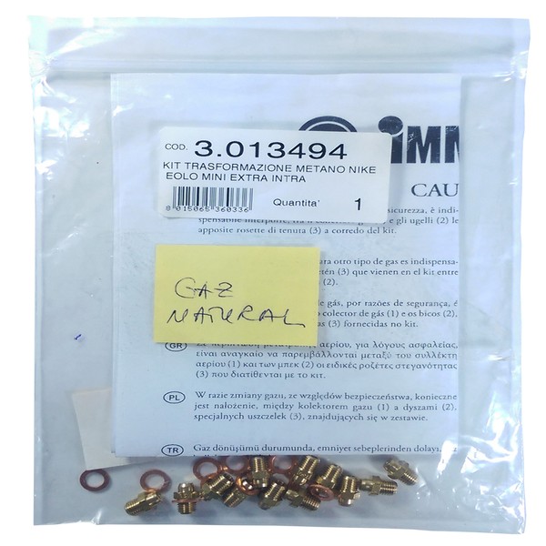 Set duze gaz natural pentru centrala termica Immergas, cod piesa 3.013494 - Prompt Service