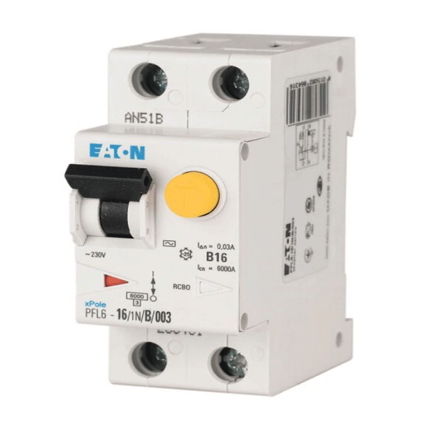 Siguranta automata diferential 32A, 1P+N, 6 kA, Eaton Xpole Home - Prompt Service