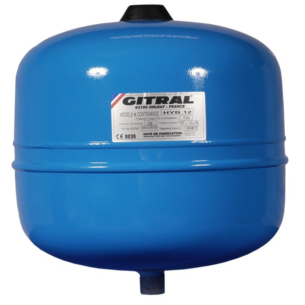 Vas de expansiune 35 litri Gitral HYB35, membrana fixa, 10 bar - Prompt Service
