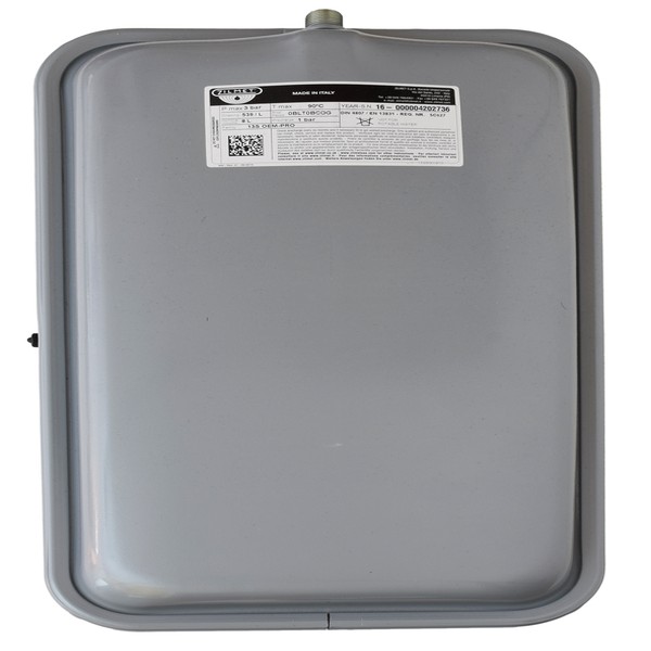 Vas de expansiune 8 litri Zilmet, dimensiuni 438x250 mm, H94 mm, racord 3/8", membrana fixa, 3 bar - Prompt Service