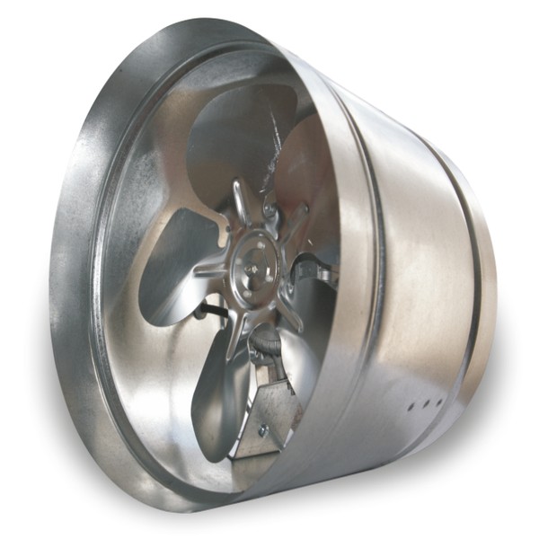 Ventilator industrial axial de tubulatura Dospel WB 250, debit aer 600 m³/h, corp otel galvanizat - Prompt Service