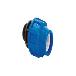 Racord compresiune PeHD 63x2 FI, filet interior