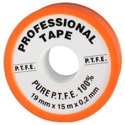 Banda teflon profesionala PTFE Facot latime 19 mm, lungime 15 m, grosime 0.2 mm