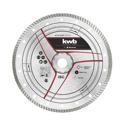 Disc diamantat diametru 300 x 25,4 mm, pentru taiat piatra si marmura, KWB