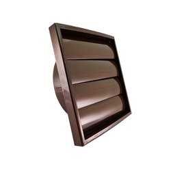 Grila ventilatie rectangulara cu jaluzele gravitationale Dospel KRZ 100/125 /B