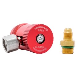 Racord incarcare freon aer conditionat auto QH-1234 R1234yf, presiune inalta, adaptor inclus