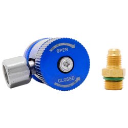 Racord incarcare freon aer conditionat auto QL-1234 R1234yf, presiune joasa, adaptor inclus