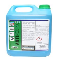 Solutie pentru curatat instalatie incalzire, radiatoare, pardoseala Facot ANTINEX 7.0, 5 Litri