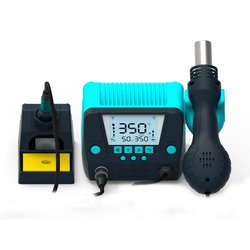 Statie de lipit cu aer cald, digitala, 2 in 1, BK881