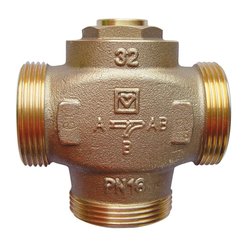 Vana termostatica de amestec 3 cai Herz Teplomix 1 1/2", corp alama