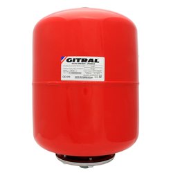Vas de expansiune 25 litri Gitral VVEF 25, membrana schimbabila, 10 bar, universal