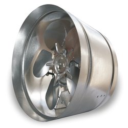 Ventilator industrial axial de tubulatura Dospel WB 250, debit aer 600 m³/h, corp otel galvanizat