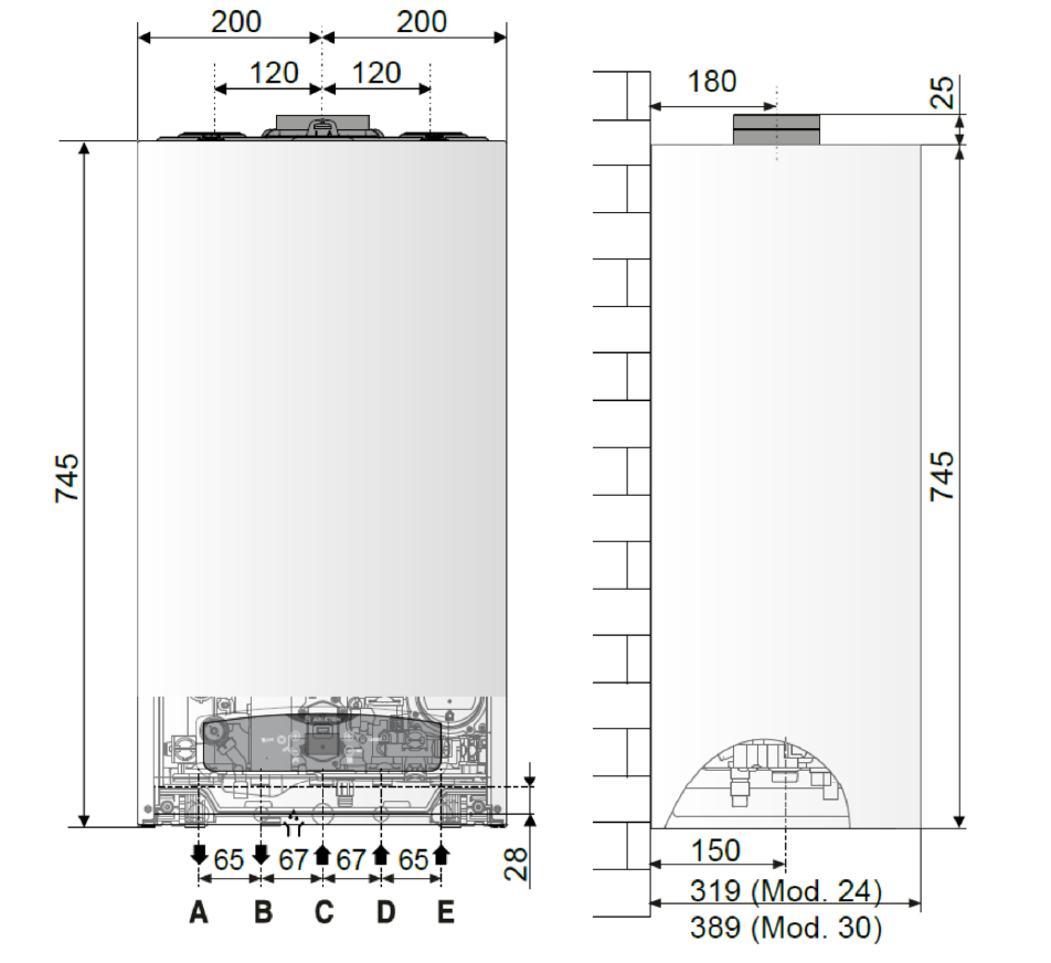 Dimensiuni Cares S 30