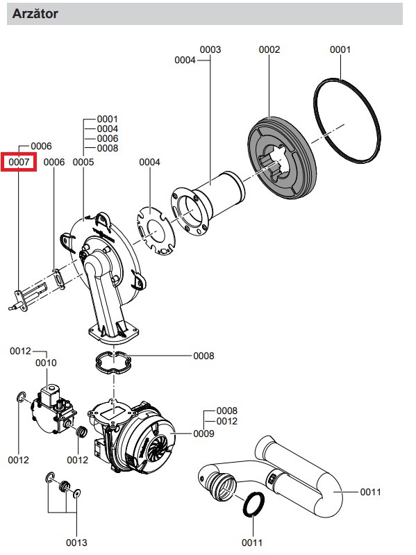 Electrod aprindere Vitodens 050 W